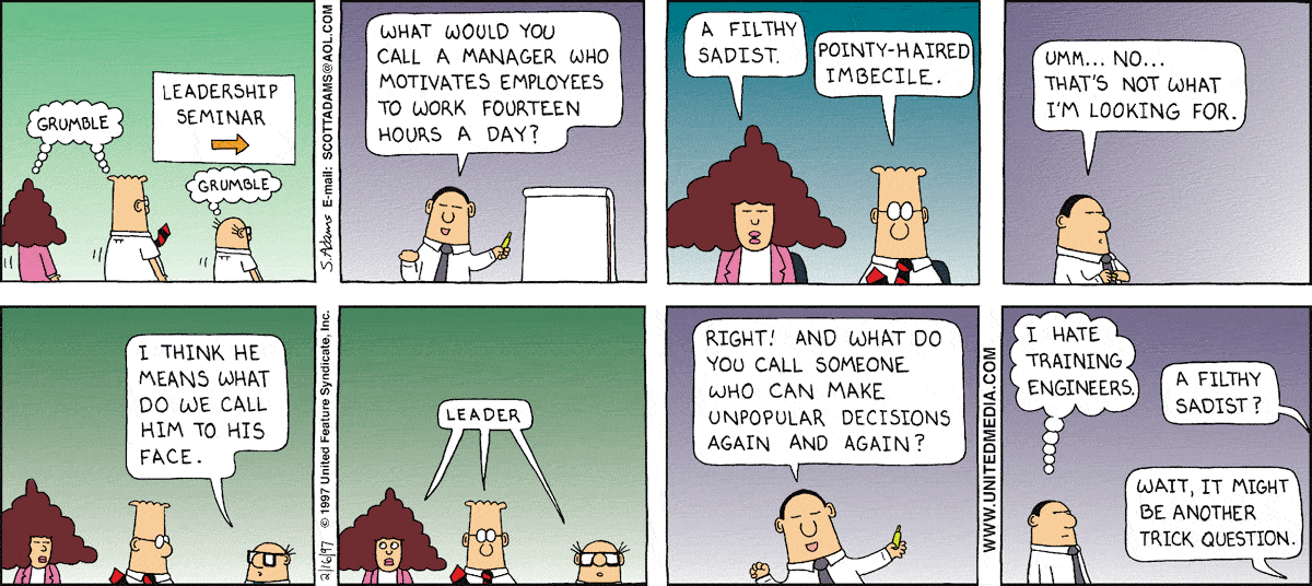 Dilbert Cartoon